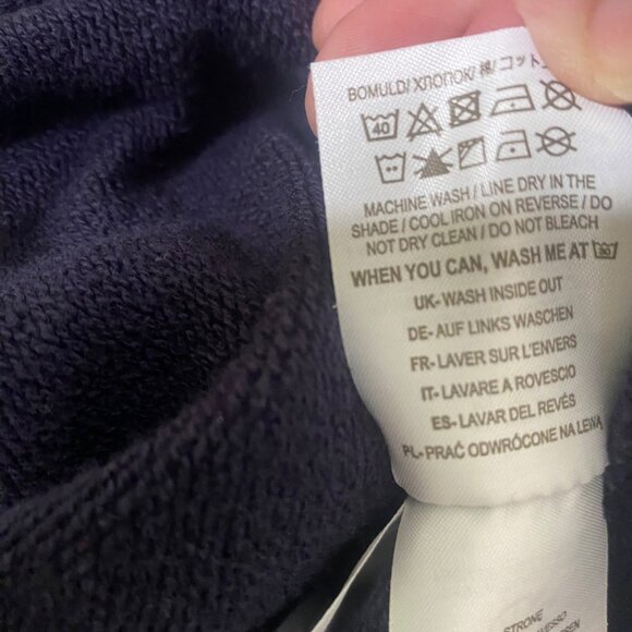 Boden Cotton Cardigan Sweater Mens Navy Blue XXL Button Up Preppy Grandpacore - Picture 5 of 9